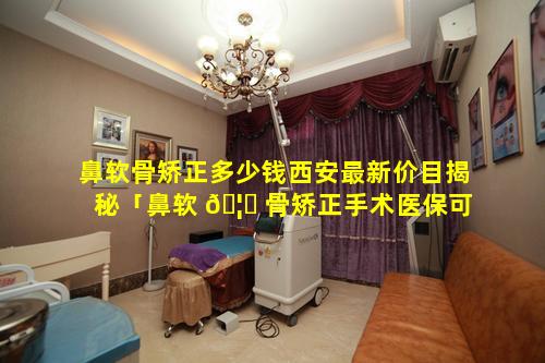 鼻软骨矫正多少钱西安最新价目揭秘「鼻软 🦁 骨矫正手术医保可以报销吗」